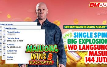 Single Spin Big Explosion WD Langsung Masuk 144JT